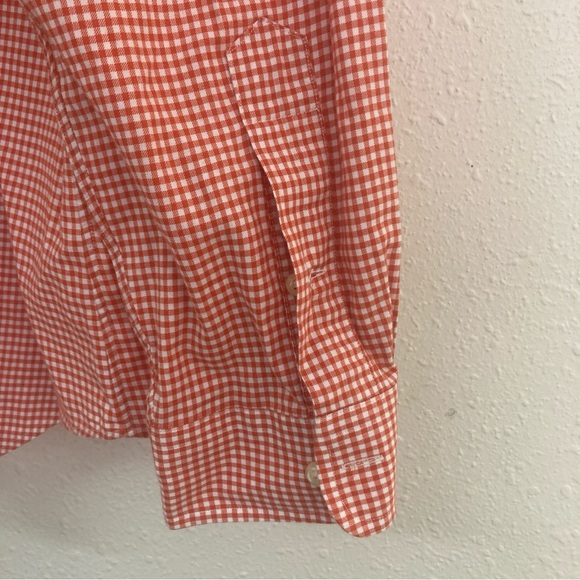 RALPH LAUREN Mens CLASSIC FIT  Red Gingham Button Down Shirt L Plaid - Picture 5 of 14